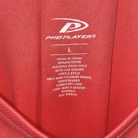 (A56) Pro Player Womens Polyester Athletic Long Sleeve Shirt, Size Large, NWT - Picture 3 of 10